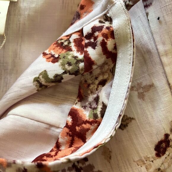 NWT Brock Collection x H&M Floral Short Mini Dress White Pink LG - Picture 16 of 17